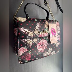 Betsey Johnson floral Crossbody